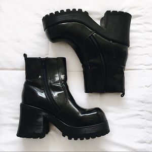 Chunky Black Boots